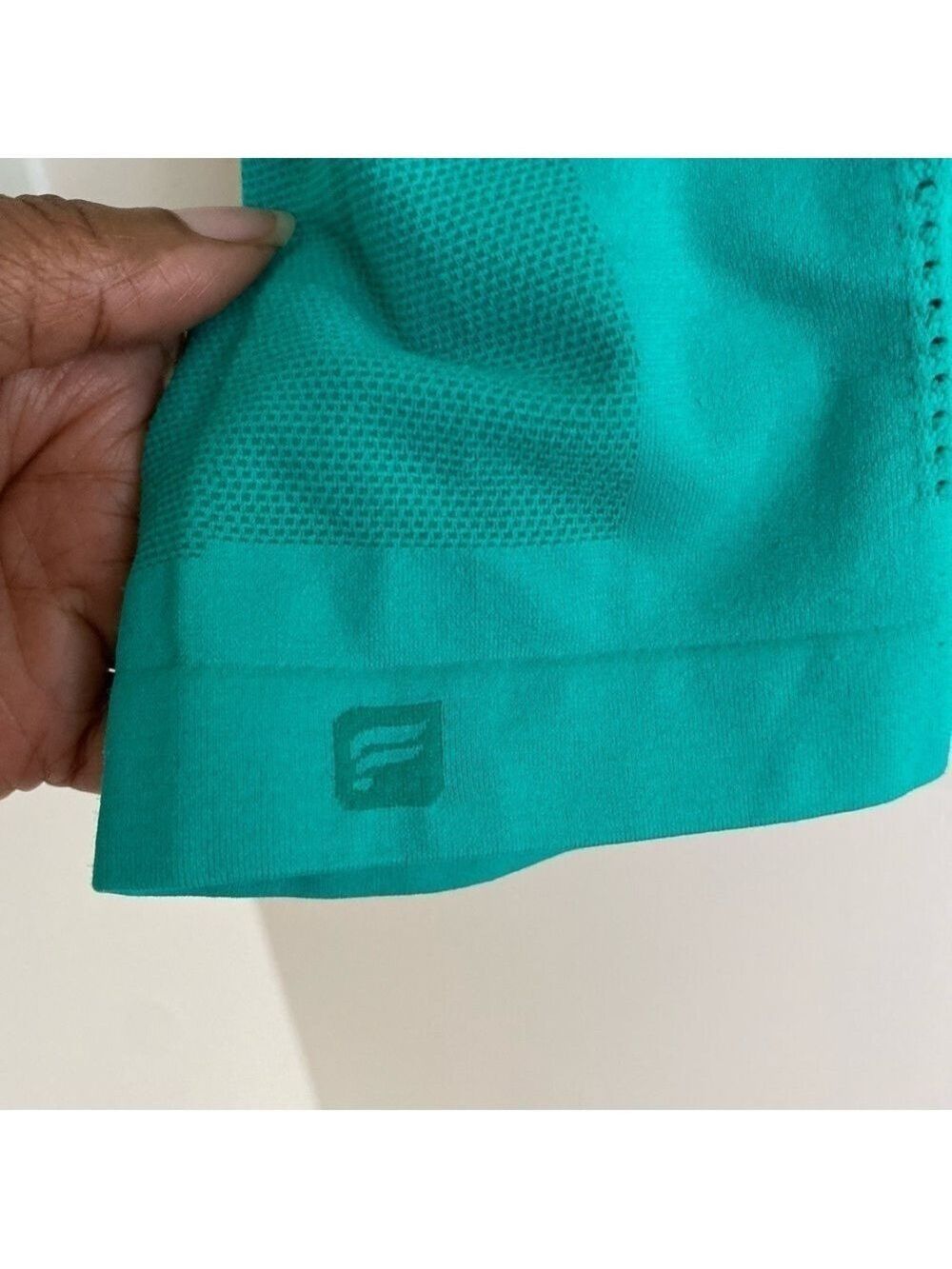 Fabletics Turquoise Racerback Tank - Size L (EUC) - Picture 10 of 10